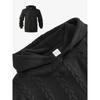 Men's Solid-color Loose Sweater Knitted Hoodie, Men's And Women's Stand-up Collar Thickened Hoodie