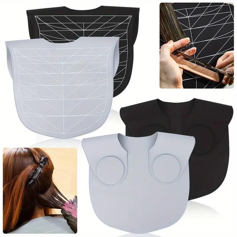Silicone Hair Cutting Collar for Barbershops – Waterproof Dyeing Shawl and Neck Guard, Salon Styling Tool for Hairdressing