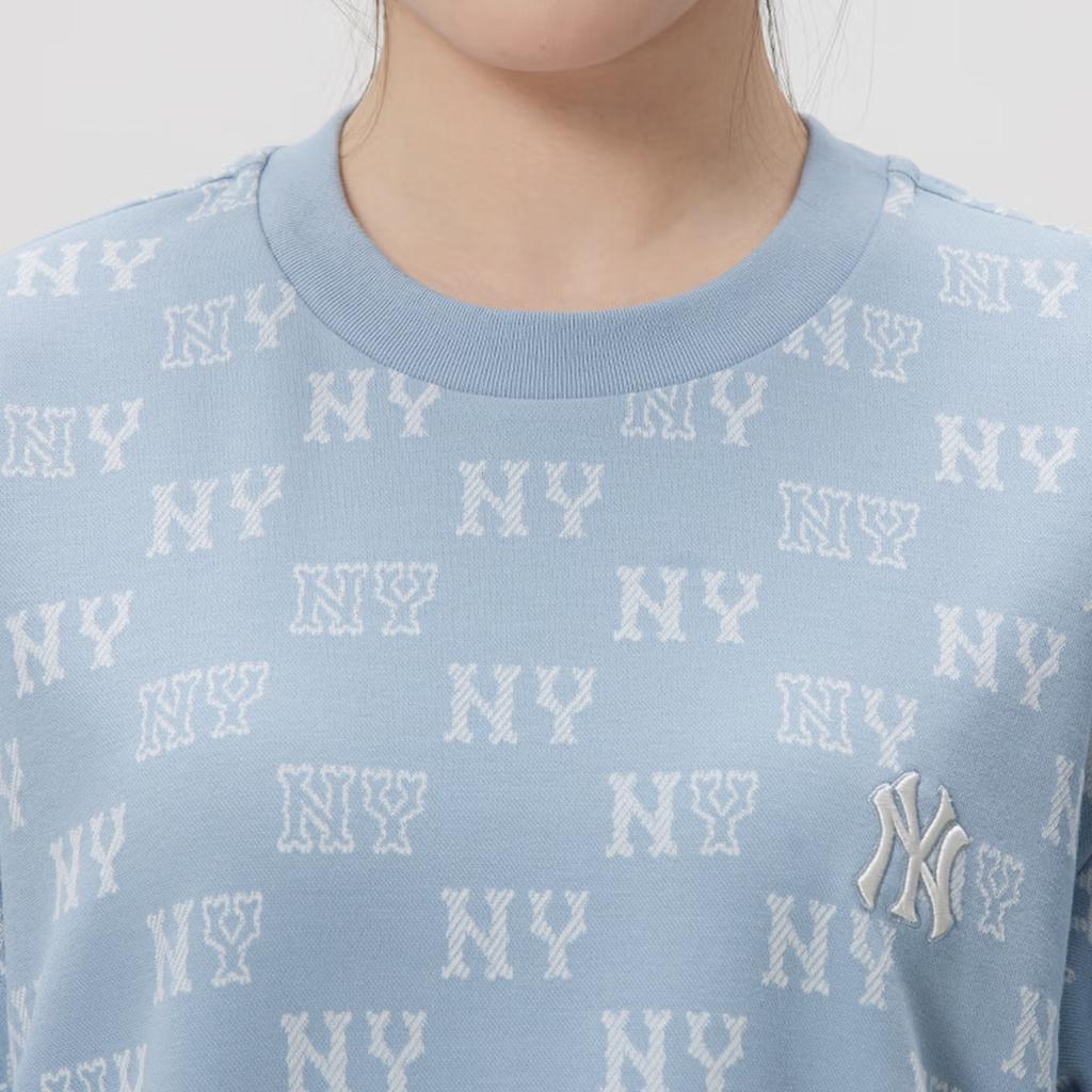 MLB New York Yankees All Over Print Vintage Crew Neck Breathable Short Sleeve T-Shirt Unisex Tops 3ATSM0163-50SBL