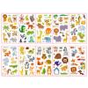 10 Sheets/Set  Fake Tattoo Stickers Cartoon Animal Temporary Tattoos for Kids Arms Body DIY Waterproof Tattoo