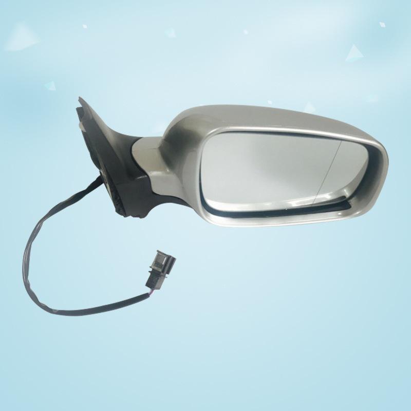 5-Wire Rearview Mirror for Volkswagen Bora ABS Outer Shell Reflective Reversing Mirror 5-Wire White Glass