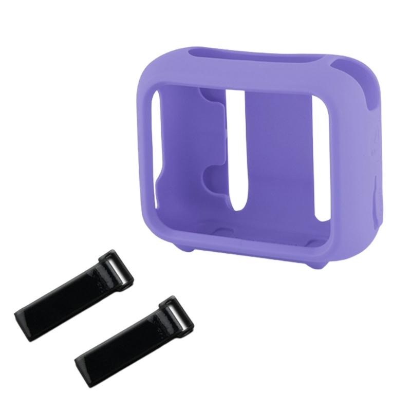 Shockproof Silicone Cover for GO 4 Portable Bluetooth-compatible Speaker, Dustproof Protections with Carrying Hook
