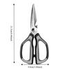 Ergonomic Handle Barbecue Shears Heavy-duty Kitchen Scissor Durable Bottle Opener  Fish