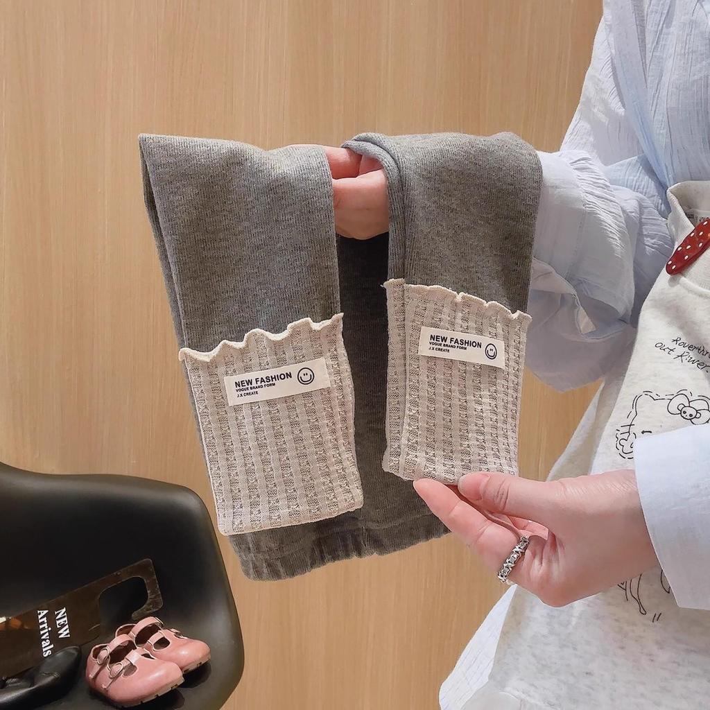 2025 Mädchen Frühling-Herbst Hoodie & Schleifen-Spitzen-Patchwork-Set