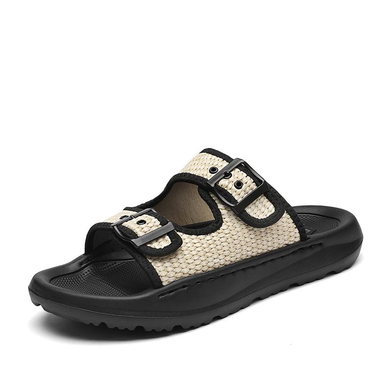 2025 Summer Male Casual Shoe Fashion Footwear Big Size 45 Male Slippers Mens Beach Sandals Mesh Comfortable Breathable Man Shoe