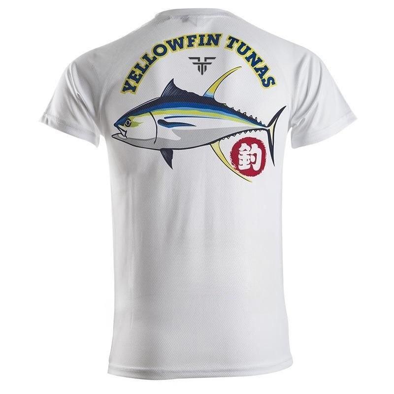 Unisexs and Womens Identical Shortsleeved Fishing Shirts with Round Neck and Sun Protection Specially Designed for Sea Fishing