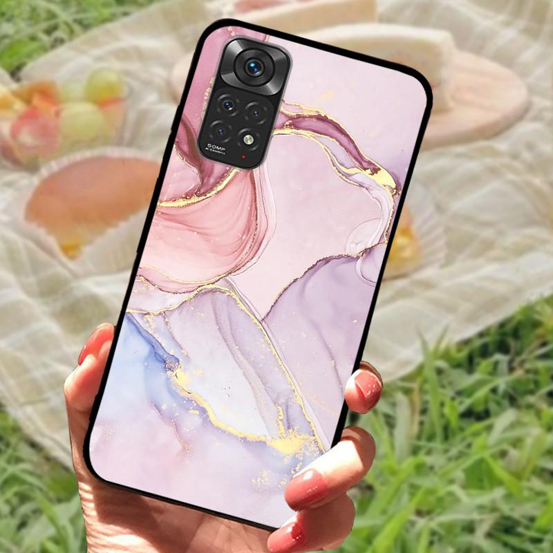 For Redmi Note 11 4G Case Cute Shockproof Silicone Soft TPU Phone Cover For Xiaomi Redmi Note 11s Bumper Cases On Note11 Pro