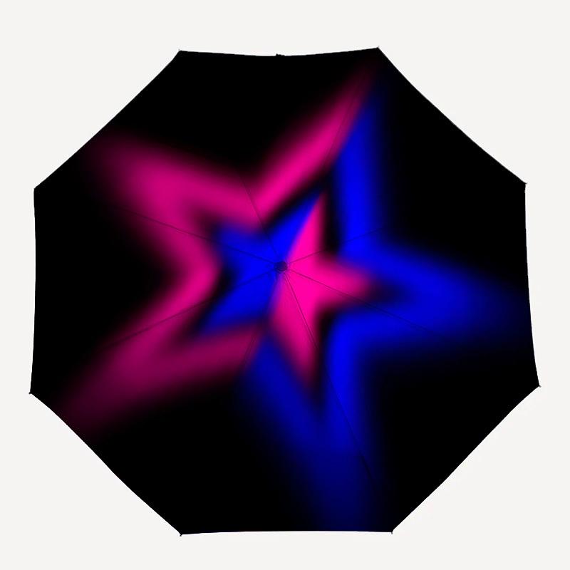 1pc Starburst Nebula Automatic Open/Close Umbrella Compact Folding Umbrella, All-Season Portable Umbrella for Women/Men F1124255