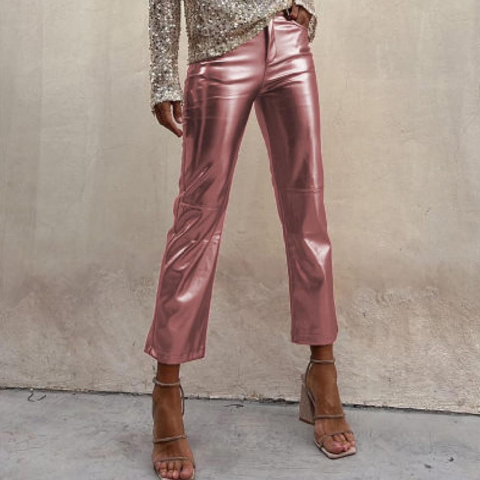 

Брюки для женщин, нарядные, повседневные, с высокой талией, укороченные, модные летние брюки с карманами L