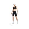 Nike Solid Color Slim Fit High Waist Sports Shorts Women Shorts Black FN3207-010