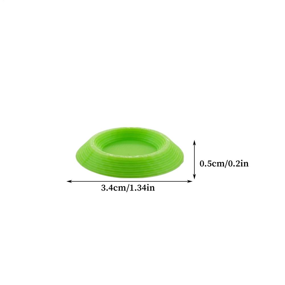 Isopod Feeder 12 Pieces Non-Slip Enclosures Feeding Tray Dubia Roaches Feeder Bowls For Springtails Millipedes Dwarf