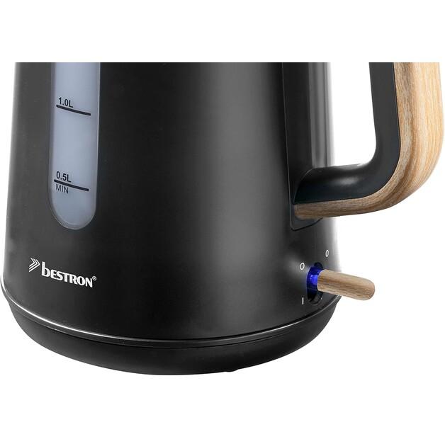 Kettle Bestron AWK2200BW Black & Wood