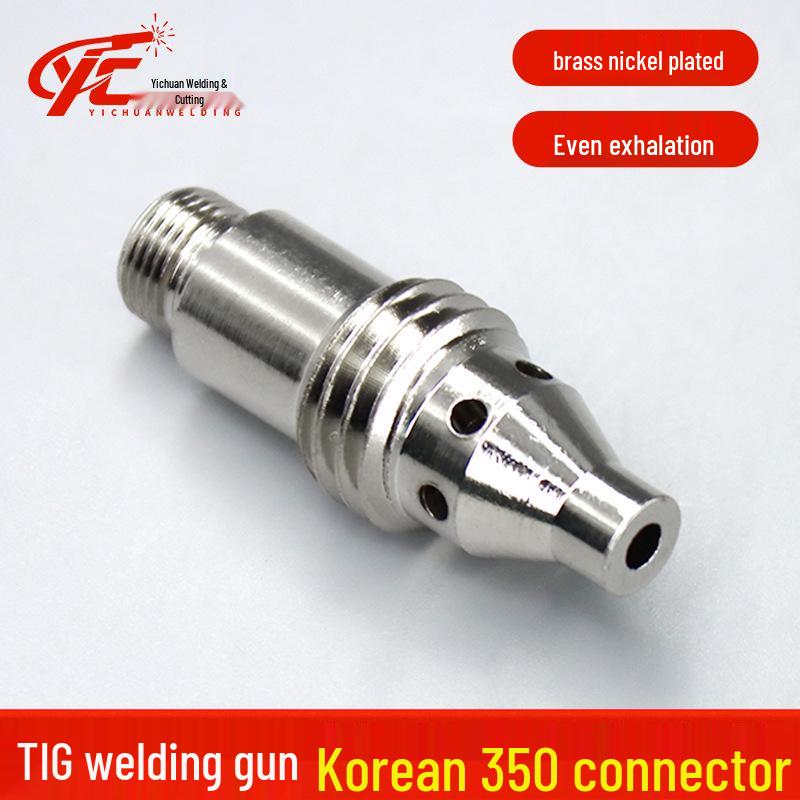 

Korean Style 350A Copper Core Argon Arc Welding Gun - High Temp Resistant, Universal Connector. HS350-20 Copper Core