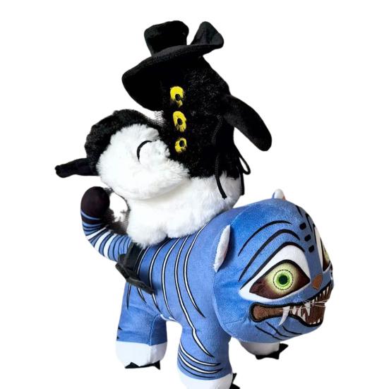 Anime Plush Tiger Soft Stuffed Animal Cosplay Costume Doll for Kids Cute Tiger Plush Toy Holiday Home Decor