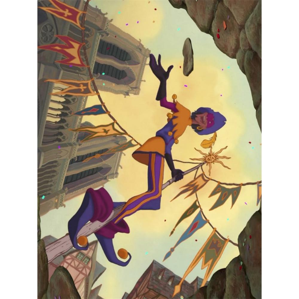 

Disney Diamond Painting Clopin From The Hunchback of Notre Dame Carnival Scene Cute Cartoon Cross Stitch Set 5D DIY Home Decor Round 20x30cm