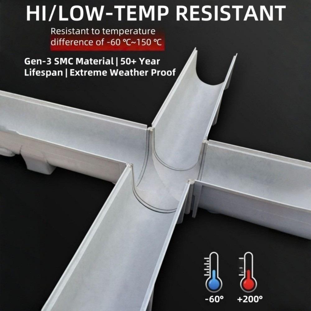 Odolný odtokový žlab Pryskyřičný lineární odtok Dokončený odtokový příkop Kuchyň Balkon Dvůr