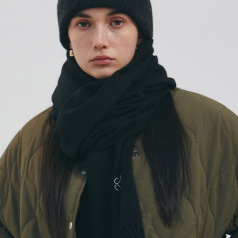 NICK&NICOLE NICOLE PREMIUM MUFFLER_BLACK