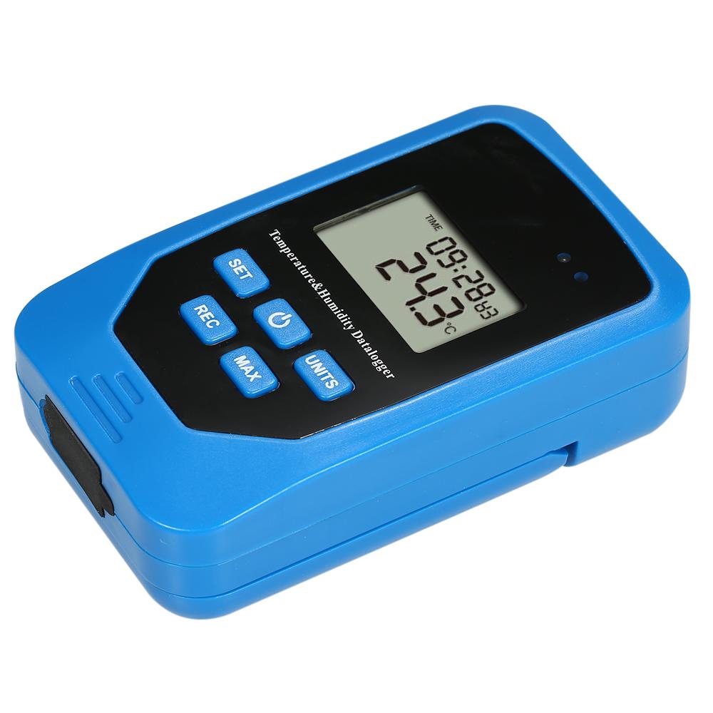 Mini USB Humidity Temperature Data Logger RH TEMP Datalogger Recorder Humiture Recording Meter with Heat Index and Dew