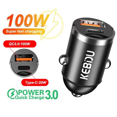 QC 3.0 PD מהיר מטען לרכב מיני טלפון לרכב מתאם מטען לאייפון Huawei Xiaomi סמסונג אביזרי רכב