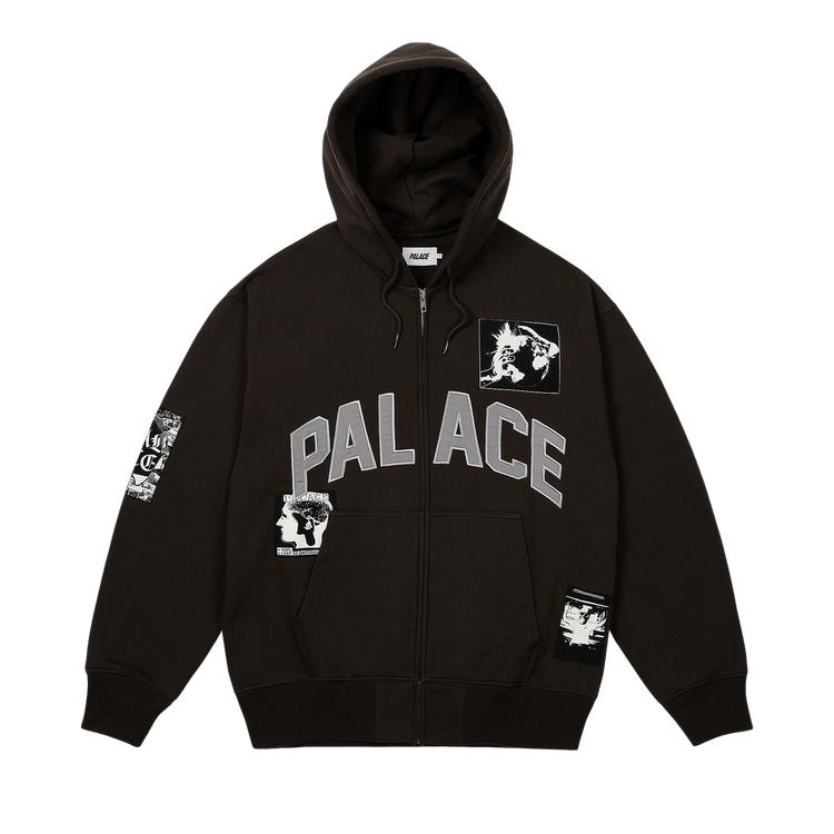 

Верхняя одежда унисекс Palace Patch Up с капюшоном-молнией черного цвета P28CS037 L