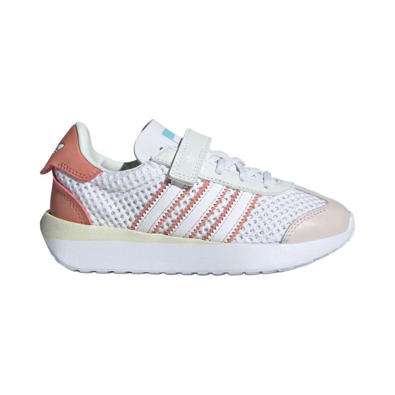 adidas Originals COUNTRY XLG Low Top Kids Lifestyle Shoes White Brown Pink Children Aged 3 7 Years Old Sneakers IF6898