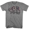 Camiseta para Adultos CCR Creedence Clearwater Revival Gris Grafito
