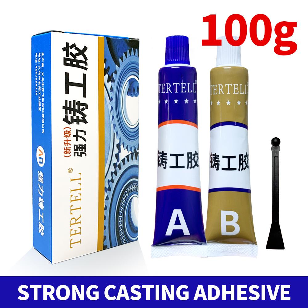 AB Type Casting Repair Glue High Temperature Resistant Liquid Metal Welding Filler Metal Repair Glue Caulking Agent Extra Strong