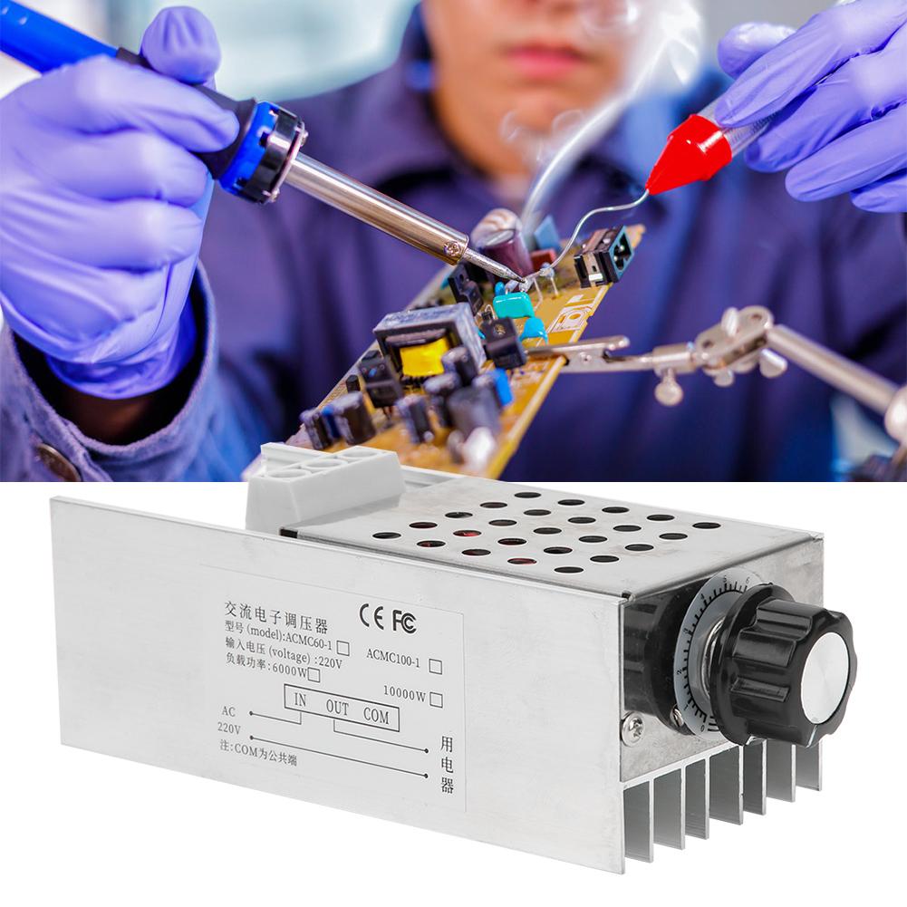 10000W Regulator de Tensiune SCR de Putere Ultra Înaltă, Controlor de Viteză, Variator, Termostat AC 220V