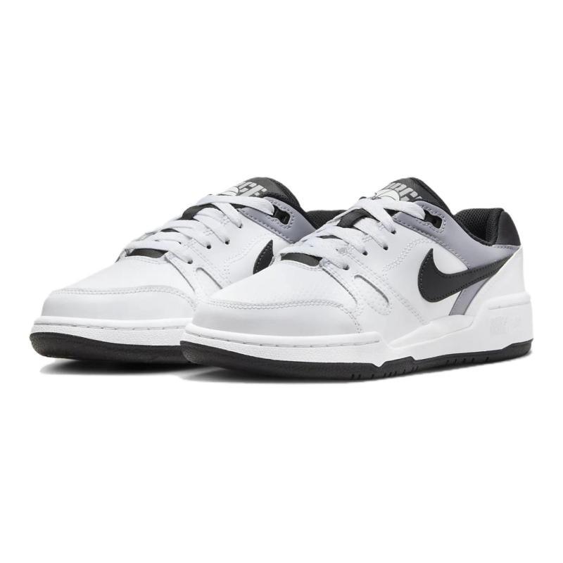 Nike Full Force Low Top Skateboard Shoes White Gray Sneakers FV5929-101