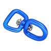 Outdoor Aluminum Alloy Key Ring Connection Rotary Swivel Buckle Adapter Dark Blue