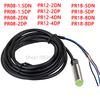 5PCS/Lot PR08-2DN PR08-1.5DN PR08-2DP PR08-1.5DP PR12-2DN PR18-5DN M8 M12 M18 Inductive Proximity Sensor Switch 12-24VDC