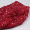 Fashion new sequined mixed yarn wool hat bag head hat men and women autumn and winter warm versatile face small knitted hat tide