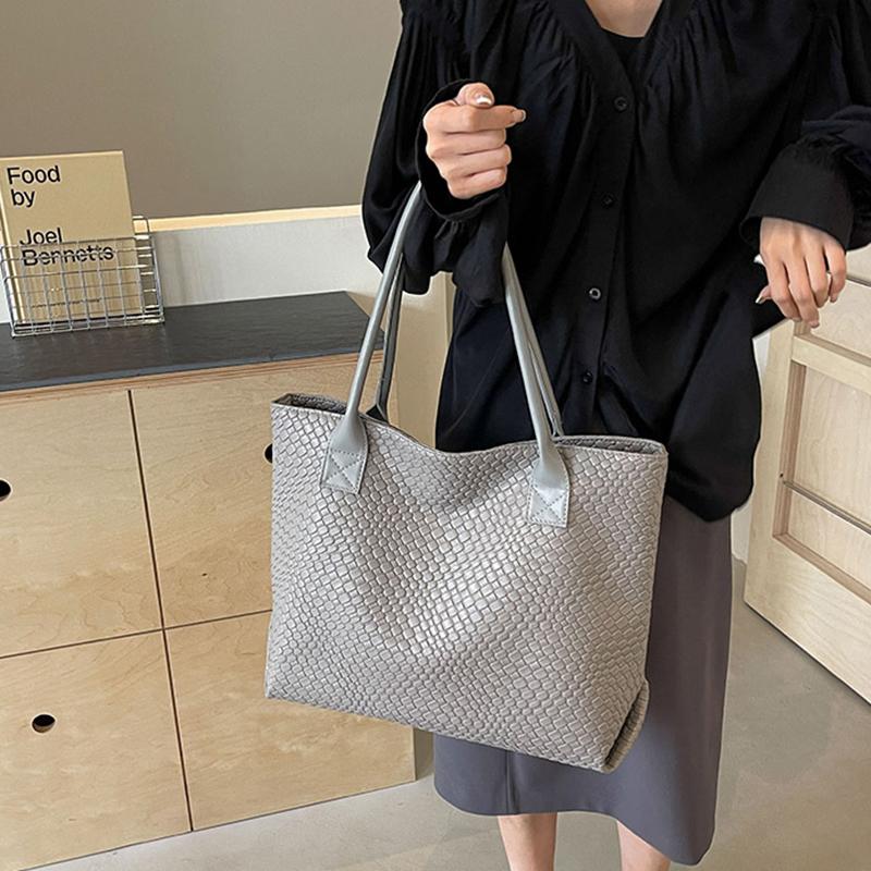 Crocodile Pattern Tote Bag With Large Capacity, Business Casual Portable Women's Shoulder Bag For Teen Girls Women