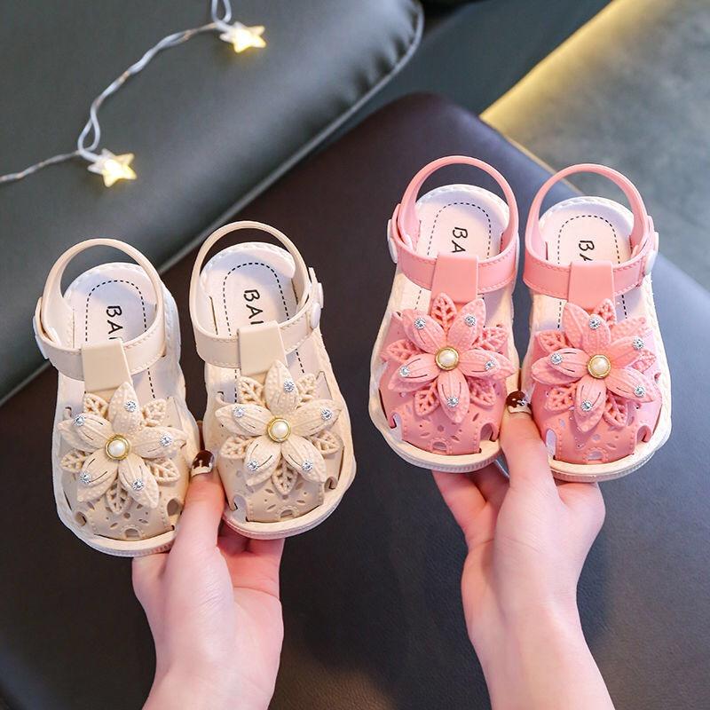Mädchen Sandalen Blumen Süße Weiche Kinder Strandschuhe Kinder Sommer Blumen Sandalen Prinzessin Mode Niedlich Hohe Qualität