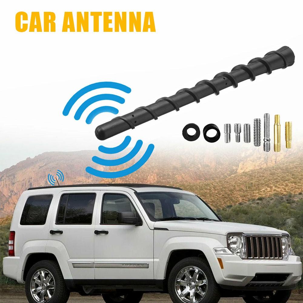 7 inch Universal Car Antenna Aerial AM FM Radio Signal Antenna Replacement With 7 Screws Car Accessories For VW Toyota Honda BMW