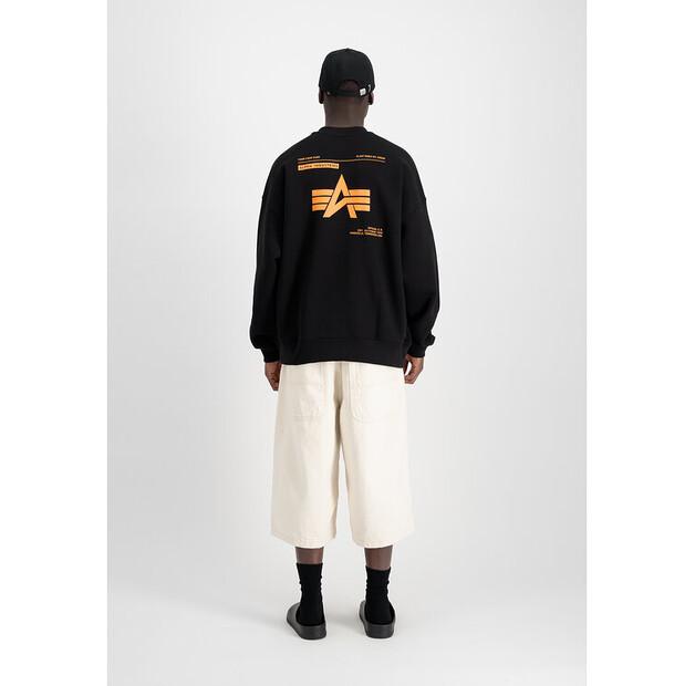 Толстовка Alpha Industries Logo Backprint Sweatshirt