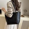 New Fashionable Versatile Shoulder Large Bag Crocodile Pattern Simple Retro Large Capacity Women's Portable Tote Bag