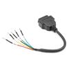 Universal Motorcycle OBD2 Diagnostic Cable K+CAN 16Pin Jumper Tester Extension Cable For Car Truck OBD 16 PIN Plug Jumper Wires