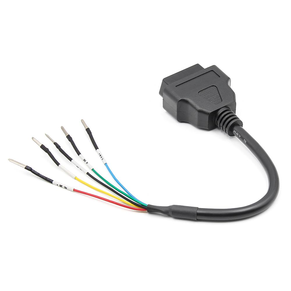 Universal Motorcycle OBD2 Diagnostic Cable K+CAN 16Pin Jumper Tester Extension Cable For Car Truck OBD 16 PIN Plug Jumper Wires