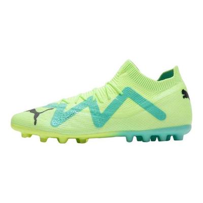 Fremtidig Ultimate Rundtå Snørebånd MG (Kort gummi-studs) Fodboldstøvler Mænd Fodboldstøvler Gul Grøn 107168-03