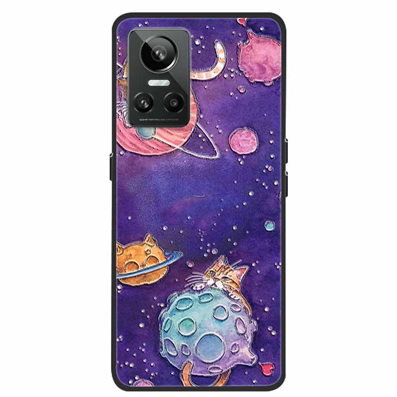 For Realme GT Neo3 5G Case 3D Flower Emboss Soft Silicone Phone Back Cover Case For OPPO Realme GT Neo2 Neo 3 Coque for Bumper