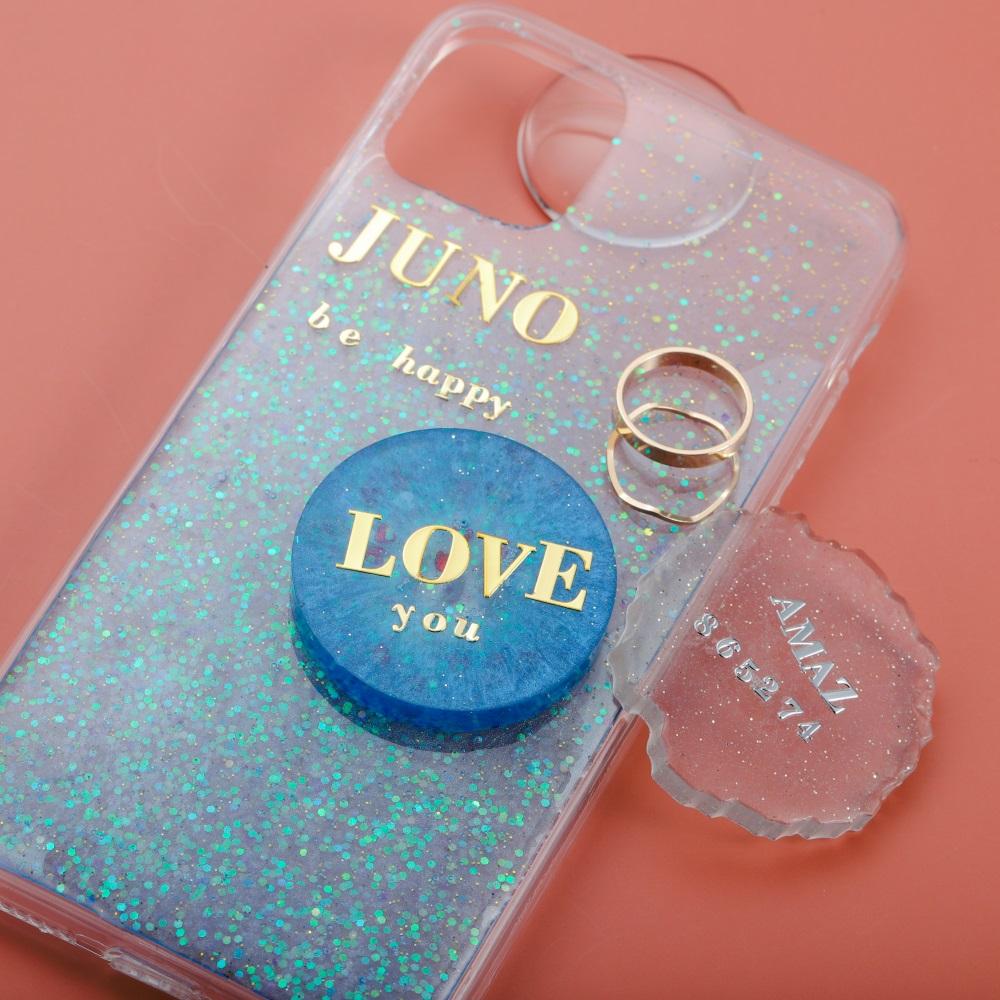 Adesivi Decorativi Lettere Alfabeto Numeri 2-9mm Riempitivo Resina Epossidica Oro Argento Per Stampi in Silicone Fai da Te Riempimenti per Artigianato
