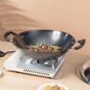 Debo Cast Iron Wok with Double Handles