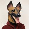 Halloween Horror Mask Party Latex Headgear Animal Roaring Dog Costume Carnival Party Shepherd Dog Prop