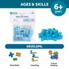 Learning Resources Learning Resources Math Teaching Material Base Ten Cube 1cm Cube 100 Pieces LER0924 Genuine Product