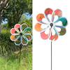 Wind Spinner Garden Yard Decoration Cartoon Outdoor Pinwheel Windmill Toy for Kid Diameter 30cm Rod