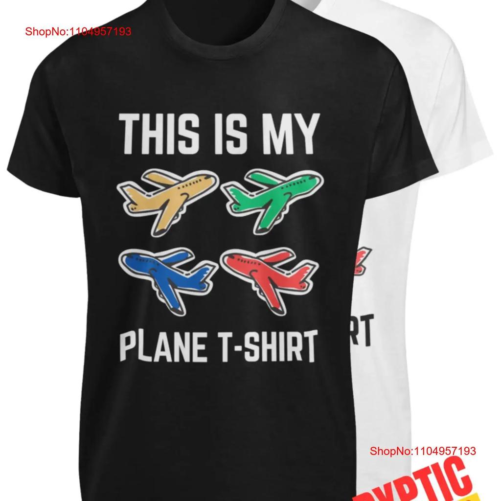 This is My Plane T SHIRT Funny Airplane Pilot Aviation Plain Vacation Joke TEE vintage Washed Soft Versatile homme Breathable