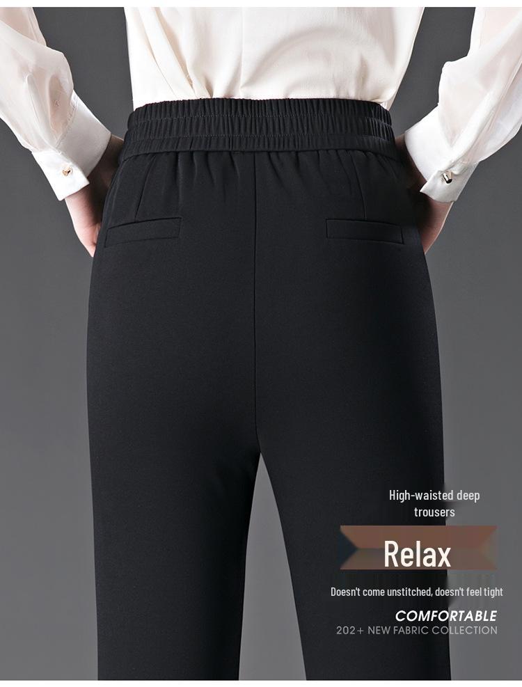 High Waist Slimming Bootcut Pants for Middle-Aged Women – 2025 Spring Collection