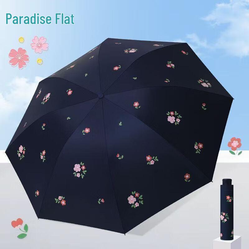Paradise 8-Rib UV Protection Foldable Umbrella