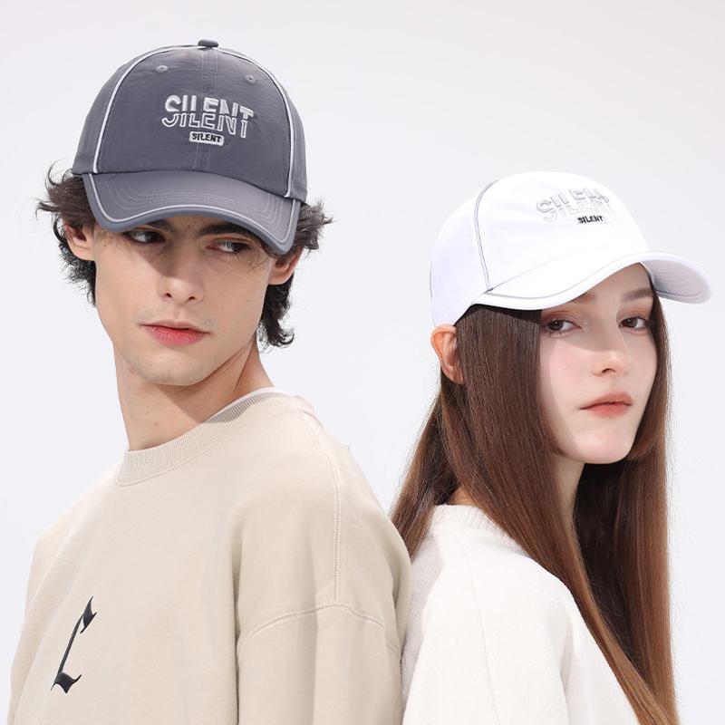 Quick-Dry Baseball Cap Letter Embroidered Sports Cap Men's Outdoor Sunscreen Cap